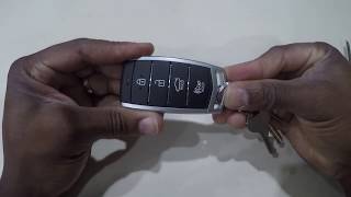 How to replace battery in keyless entry remote on a Hyundai G70 and G80 [upl. by Alesig]