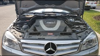 Mercedes CClass Main Battery Replacement  Simple DIY Instructions C250 C300 C350 W204  Solution [upl. by Leveridge]