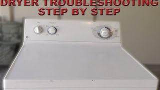 Dryer Troubleshooting Step by Step [upl. by Ehrman]