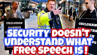 Security DOESNT Understand What FREE SPEECH Is [upl. by Ramsay]