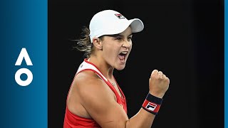 Ashleigh Barty v Aryna Sabalenka match highlights 1R  Australian Open 2018 [upl. by Allene]