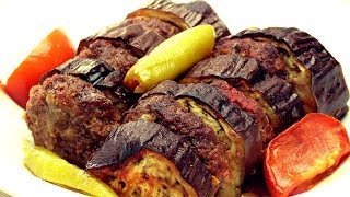 Eggplant Kebab Recipe  Easy Baked Turkish Shish Kebab [upl. by Laurent758]