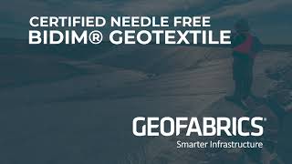 Certified needle free Bidim geotextile [upl. by Su731]