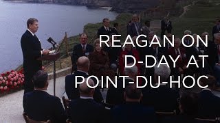 Reagan on DDay at PointduHoc [upl. by Beka]