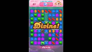 Candy Crush Saga Level 2555 Get Sugar Stars 2 Moves Completed candycrushsaga candycrush [upl. by Glialentn]