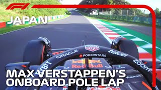 Max Verstappens Mighty Pole Lap  2023 Japanese Grand Prix  Pirelli [upl. by Josler]