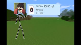 How to make custom hit sounds in minecraft [upl. by Papp]