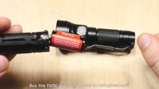 EagletacEagtac TX25C Compact Thrower Flashlight Extended Review [upl. by Assilak]