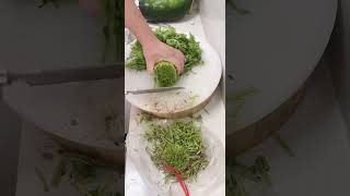 Amazing Green Vegetables Cutting Skills [upl. by Ardnod]