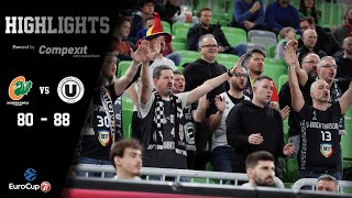 Highlights  7DAYS EuroCup Cedevita Olimpija Ljubljana vs UBT ClujNapoca [upl. by Siocnarf]