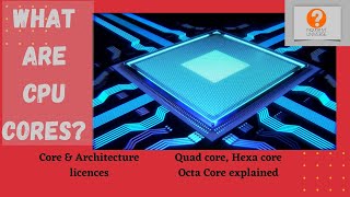 What are CPU Cores Quad core Hexa Core and Octa Core explained [upl. by Ynnaffit]