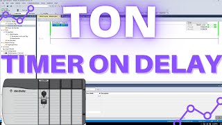 How to use TON Timer ON Delay timer in rslogix 5000  Studio 5000  2021  With a sample usecase [upl. by Eppes141]