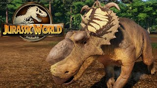 6 Pachyrhinosaurus vs 2 Gorgosaurus  Jurassic World Evolution Mods 4K 60FPS [upl. by Maryjane852]