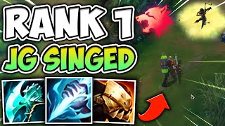 HOW TO PLAY SINGED JUNGLE PERFECTLY IN SEASON 11 TURBO GANKS  League of Legends [upl. by Nalat]