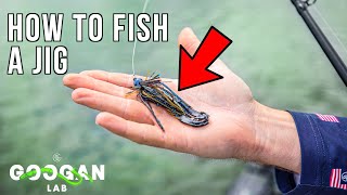 HOW TO FISH A JIG  BASS FISHING BASICS [upl. by Bushey]