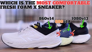 Which is The Most Comfortable New Balance Fresh Foam X 860v14 vs 880v14 vs 1080v13 [upl. by Chemesh]