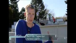 Newton das Magazin  Tv Bericht Parkour [upl. by Latrena]