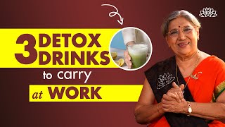 Detox on the Go 3 Easy Drinks to Take to Work  Clean Eating  Healthy Eating  Detox Drink Recipe [upl. by Phelia]