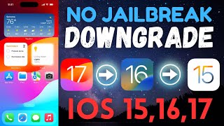 ⬇️DOWNGRADE iOS 175 to iOS 16  iOS 175 to 1741 DOWNGRADE  NO JAILBREAK jailbreakupdate [upl. by Leseil]