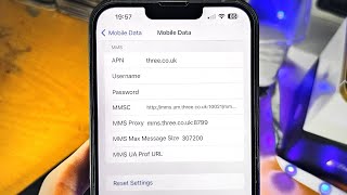 ANY iPhone How To Access APN Settings [upl. by Silohcin]