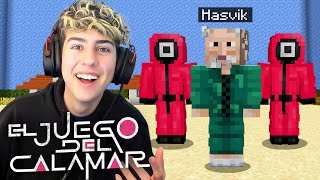 😨 LOS JUEGOS DEL CALAMAR en MINECRAFT [upl. by Eenat]