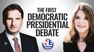 First 2024 Democratic Presidential Debate between Marianne Williamson and Rep Dean Phillips [upl. by Nylimaj]