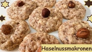 Haselnussmakronen schnell einfach und lecker [upl. by Derian]