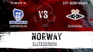 Sarpsborg 08 VS Rosenborg NORWAY Eliteserien LIVESCORE [upl. by Thorpe663]