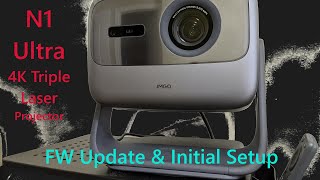 JMGO N1 Ultra FW Update amp Initial Setup [upl. by Etteval]