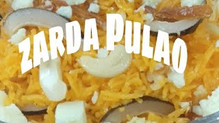 Zarda Recipe  Sweet rice recipe  Zarda Pulao recipe  Meethe Chawal [upl. by Dahsar29]