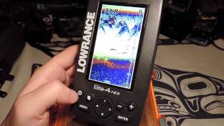 Lowrance Elite 4 HDI  Function Basics [upl. by Adnylg191]