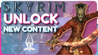 Skyrim Anniversary How To UNLOCK ALL NEW CONTENT [upl. by Boleyn517]