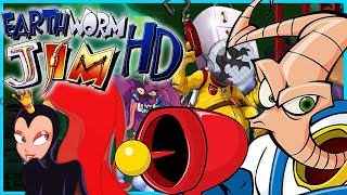 Earthworm Jim HD Long Play FULL GAME Groovy PS3 [upl. by Anaiviv346]