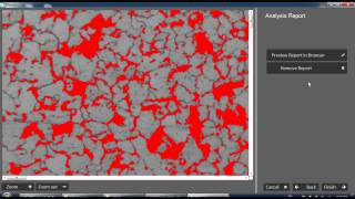 Measuring area percentage of regions Pearlite and Ferrite in a steel image [upl. by Statis]