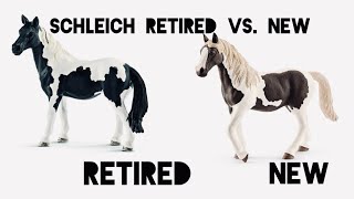 Schleich Retired vs New  HUGE DIFFERENCE [upl. by Ahsen]