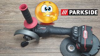 Parkside Performance Cordless Angle Grindeer 20V PWSAP 20Li D4 [upl. by Kenneth16]