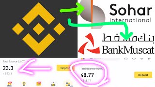 How To Deposit Bank Muscat Also All Oman Bank To BINANCE Easy Method [upl. by Mendie]