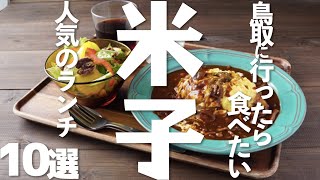 【鳥取グルメ】鳥取米子の人気ランチ10選！ [upl. by Zeiger]