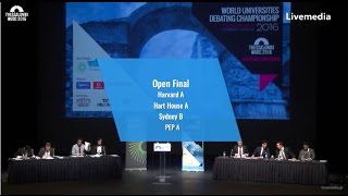 Thessaloniki WUDC 2016  Finals  Open Final [upl. by Jodie]