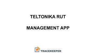 Teltonika RUT management APP and web setup screens [upl. by Scharaga]