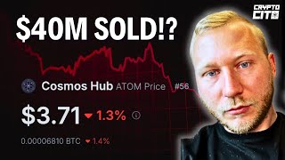 Over 10 Million ATOM Sold  Cosmos Crypto News  Cryptocito [upl. by Anniala]