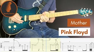 Mother  Pink Floyd  Learn to Play Guitar cover amp Tab [upl. by Chernow564]