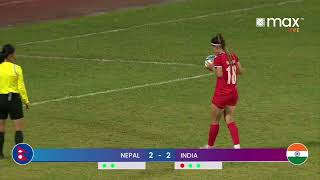 penalty shootout Nepal Vs India semi final [upl. by Rehpotirhc]