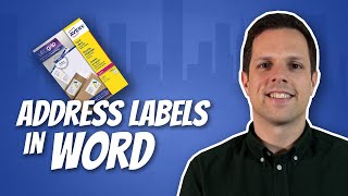 How to print mailing labels in Word [upl. by Graehl458]