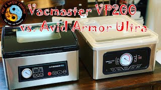 Compact Chamber Vacuum Sealer Comparison Vacmaster VP200 vs Avid Armor Ultra [upl. by Joy]