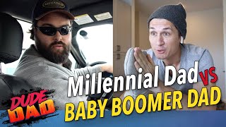 Millennial Dad Vs Baby Boomer Dad [upl. by Scammon795]