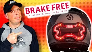 Hype or Brilliance Brake Free Motorcycle Helmet Light [upl. by Ogg153]