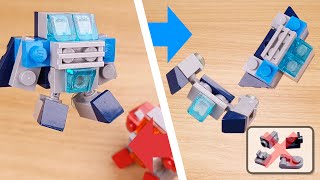 LEGO brick Rescue Boy brother transformer robot tutorial Junior LEGO MOC レゴ合体ロボ レゴアイデア 레고합체로봇 [upl. by Ltsyrk]