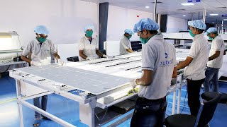 Solar Panel Manufacturing Process  Bluebird Solar [upl. by Norra]