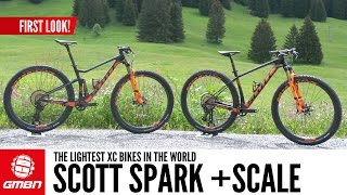 First Look New Scott Spark And Scale  The Lightest XC Bikes In The World [upl. by Morvin]